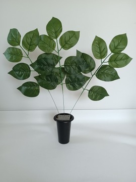 ВЕТКА ГИДРЕНЗИИ ИСКУССТВЕННЫЙ ЛИСТ 60СМ ДЛЯ КОМПОЗИЦИИ