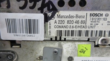 Mercedes w220 a2208204689 radio cd nawigacja płyt