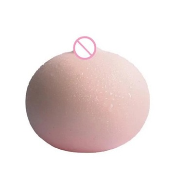 Stress Relief Squeeze Toy Soft Silicone Boob Tricky Toy Big Boobs Vent Wate