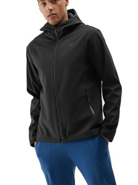 SOFTSHELL KURTKA męska 4F 4FWSS24TSOFM234-20S czarna sportowa L