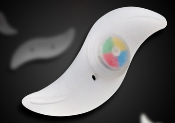 СВЕТОДИОДНАЯ ВЕЛОСИПЕДНАЯ ЛАМПА, СВЕТЯЩАЯСЯ RGB КРЫШКА НА КОЛЕСО СПИЦ, ЦВЕТНАЯ