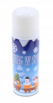 SZTUCZNY ŚNIEG w sprayu 250ml do dekoracji święta