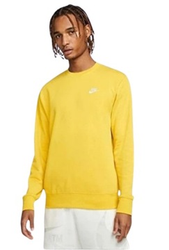 bluza męska NIKE sportswear club BV2666709 żółta