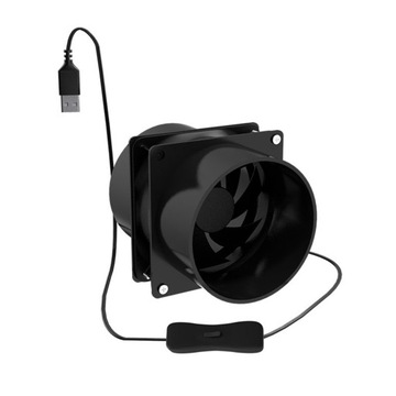 Вытяжной вентилятор Cichyszybk, свободный вентилятор с двойным вентилятором