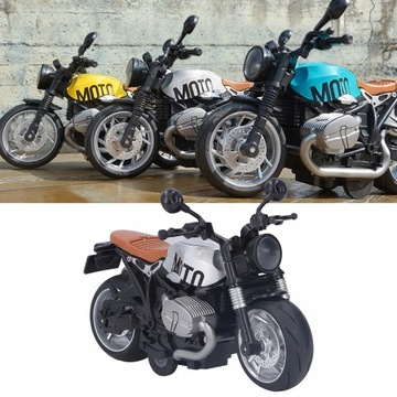 1:12 Снятая с производства игрушка-мотоцикл Крутое ретро