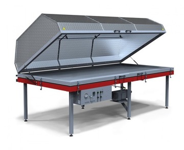 Prasa próżniowa membranowa 4000x1500mm 25m3/h pompa Becker 400V OPTIMAT