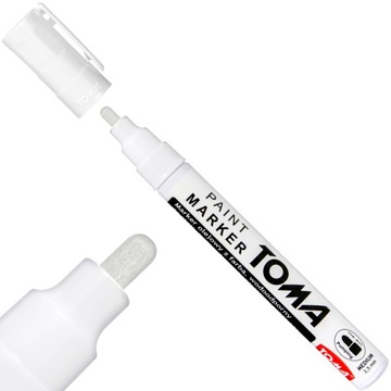 MARKER OLEJOWY OLEJNY TOMA TO-440 BIAŁY do opon