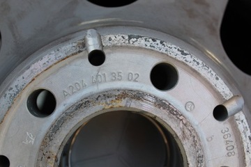 4× DISK HLINÍK MERCEDES-BENZ OE A2044013502 7.5" X 17" 5X112 ET 47,5