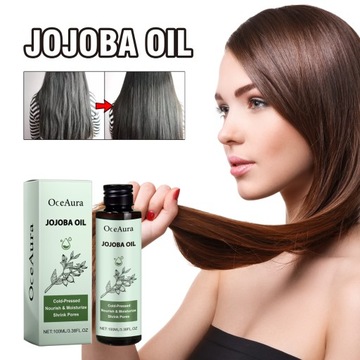 Olej Jojoba do pielęgnacji włosów wygładza puszenie, nawilża i wzmacnia