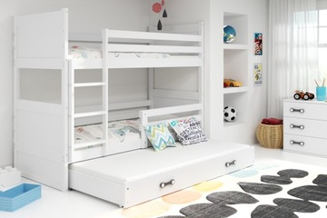 МАТЕУСЗ 3-местная кровать 190x80 детская + ЯЩИК
