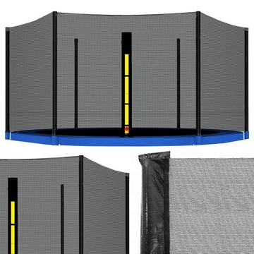 СЕТКА ДЛЯ батута 10 футов, 300/305/312 см, НАРУЖНАЯ ПРОЧНАЯ ДЛЯ 6 СТОЙК