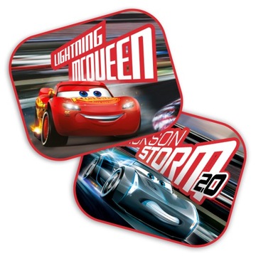 ZASŁONKI BOCZNE DO AUTA OSŁONY 2 SZT Disney CARS 3