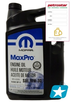 MOPAR 10W30 5L
