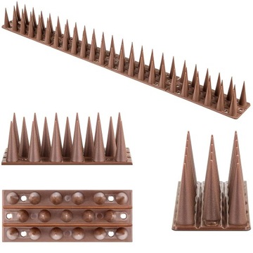 Шипы для птиц, голубей, кошек против птиц, голубей, ласточек 10 шт х 50 см