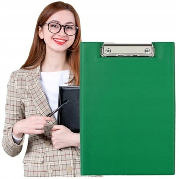 CLIPBOARD PODKŁADKA A5 NA DOKUMENTY ZIELONA TECZKA