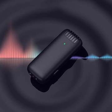 2 беспроводных петличных микрофона USB-C с двойным конденсаторным чехлом