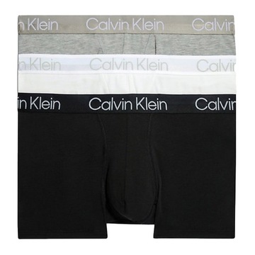 Bokserki Calvin Klein 3 szt Czarny/Biały/Szary r.S