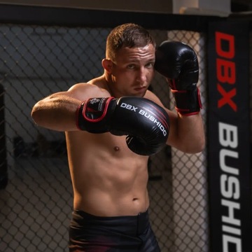 ТРЕНИРОВОЧНЫЕ СПАРИНГОВЫЕ БОКСЕРСКИЕ ПЕРЧАТКИ ИЗ НАТУРАЛЬНОЙ КОЖИ DBX BUSHIDO 12 УНЦИЙ