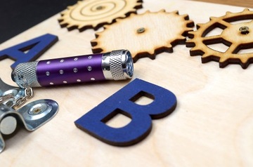 Tablica Manipulacyjna Sensoryczna Montessori