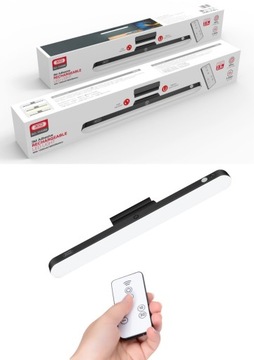 Lampka LED Magnetyczna Bezprzewodowa Biurko+ PILOT