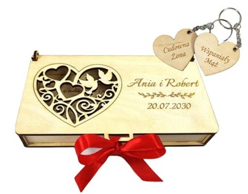 Копилка Сувенир Свадебный подарок Гравировка