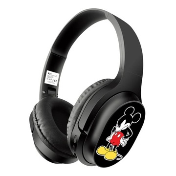 Bezprzewodowe słuchawki stereo z mikrofonem Mickey 001 Disney Czarny