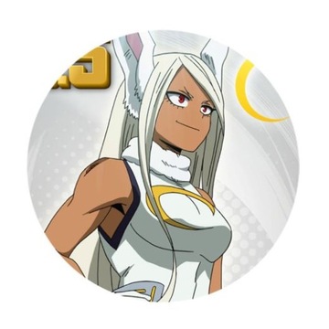 Przypinka Boku no Hero Academia Mirko 58 mm dla fana Anime