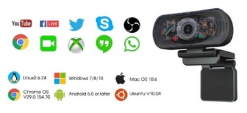 IMILAB KAMERKA INTERNETOWA SKYPE FULL HD MIKROFON