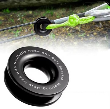 ТЯГА БЛОКА ЛЕБЕДКИ ДЛЯ СИНТЕТИЧЕСКОГО ТРОСА ВНЕДОРОЖНАЯ ВИШНУЮ СЦЕПКА РОЛИКА