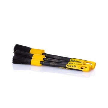 Work Stuff Brush Rubber Black Zestaw Pędzli