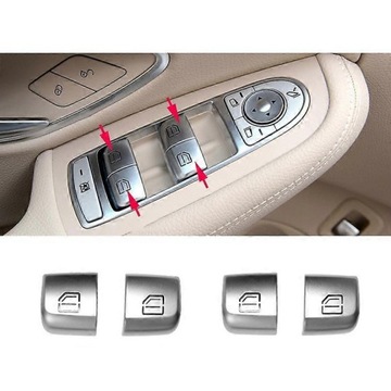 TLAČÍTKO OPRAVA PŘEPÍNAČE SKEL PRO MERCEDES TŘÍDA C W205 4 PACK S