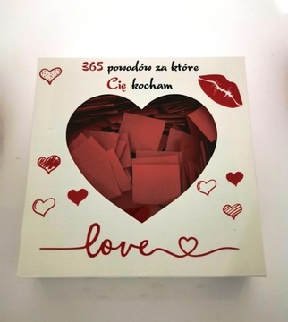 365 причин, почему я люблю тебя ПОДАРОК ​​НА ДЕНЬ ВАЛЕНТИНА