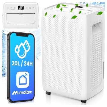 OSUSZACZ POWIETRZA 20L/24H POCHŁANIACZ WILGOCI OCZYSZCZACZ WIFI HIGROSTAT