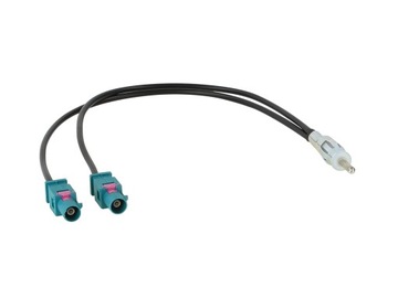 Adapter antenowy; 2xFAKRA; DIN