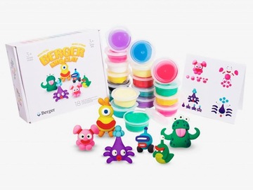 B-CLAY PLASTIC PASTE MONSTERS HEY 18 контейнеров