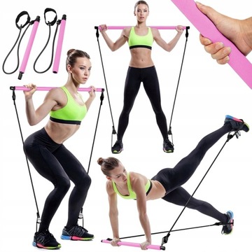 GUMY OPOROWE DRĄŻEK DO ĆWICZEŃ TAŚMY PILATES 18w1