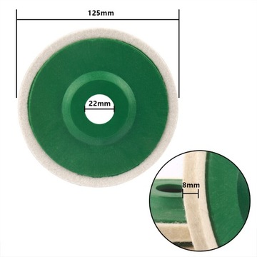 ДИСК ДЛЯ ПОЛИРОВКИ ВОЙЛКА FULL FELT 125мм 5 шт.