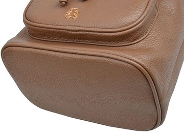 LuluCastagnette TOREBKA damska LISTONOSZKA miś WOREK BRĄZOWY