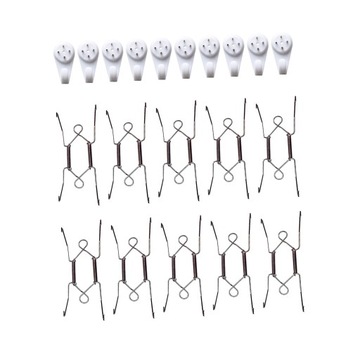 20 шт. настенные стойки с 10 настенными крючками