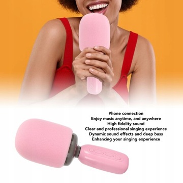 БЕСПРОВОДНОЙ КАРАОКЕ-МИКРОФОН, ДИНАМИК BLUETOOTH