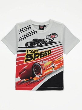 GEORGE bluzka 116-122 6-7 lat CARS SPEED koszulka