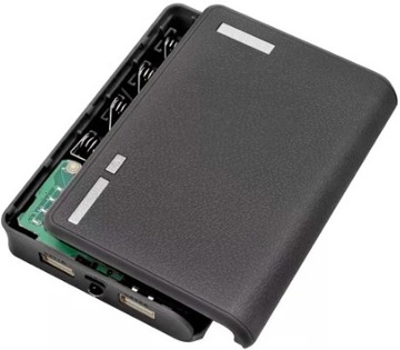 Obudowa PowerBank 4x 18650 2xUSB USB C SKŁADANA