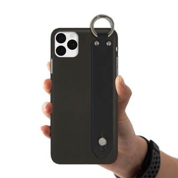 Etui Matowe z Paskiem Do IPHONE 11 PRO Czarny Case
