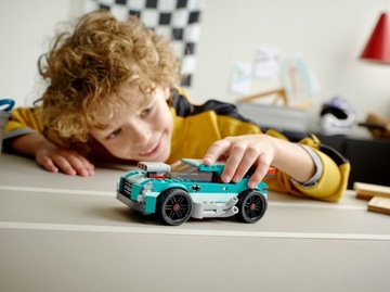 LEGO 31127 CREATOR — Уличный гонщик 3 в 1 + ПОДАРОЧНАЯ СУМКА LEGO