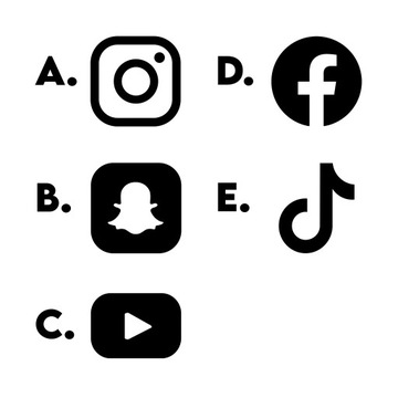 Наклейка INSTAGRAM на окно автомобиля ВАШЕ ИМЯ СВОЙ НИК 20 см