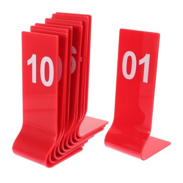 10 SZT. NUMERÓW TABELI STOŁU WEselNEGO W RESTAURACJI