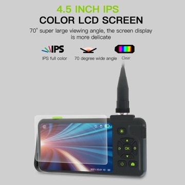 Industrial Endoscope with 4.5-inch IPS Color