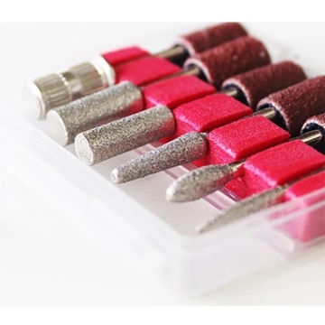 FREZARKA DO PAZNOKCI MANICURE + 3 ZESTAWY FREZÓW