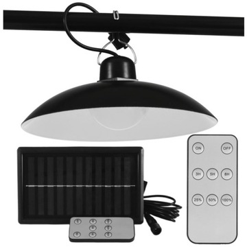 ŻYRANDOL LAMPA SOLARNA WISZĄCA SUFITOWA ZEWNĘTRZNA