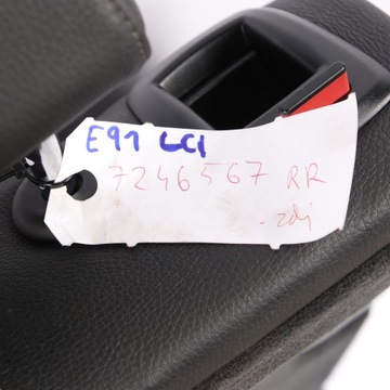 BMW 3 E91 PODPORA POHOVKA ZADNÍ PRAVÝ KŮŽE ČERNÁ